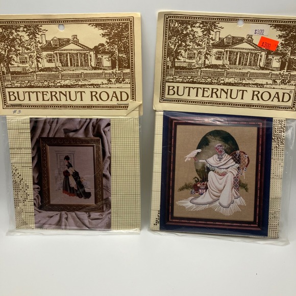 Butternut Road Cross Stitch Kits Christmas Visit Spiritdancer BR-10 BR-3 New - Picture 1 of 9